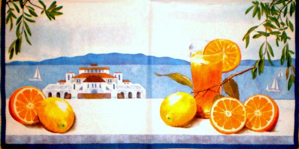 028 Lemons,  Oranges - 3-ply - Ihr
